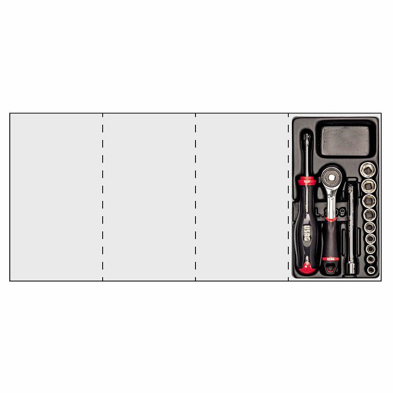 Module thermoformé assorti (12 pièces) | 519/605AED | Usag - U05190806 Module thermoformé assorti (12 pièces) | 519/605AED | Usag - U05190806